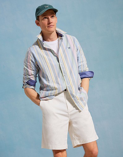 Willow Stripe Classic Fit Oxford Shirt in Multi