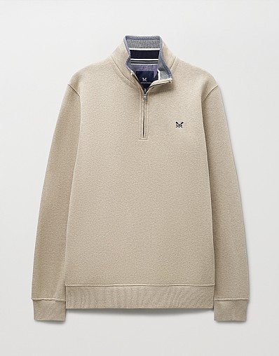 Sweat Zippé Crew Clothing Company Taille M - Colorblock Rétro, Occasion Parfait état