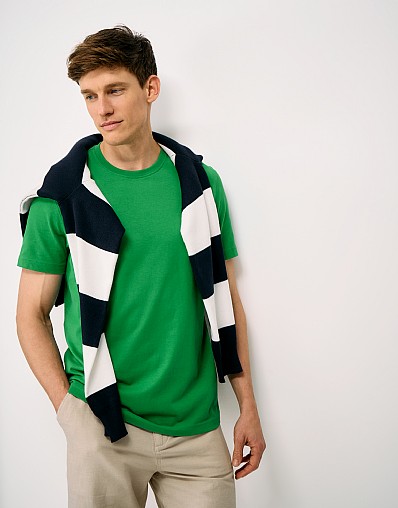 Crew Classic Tee in Bright Green