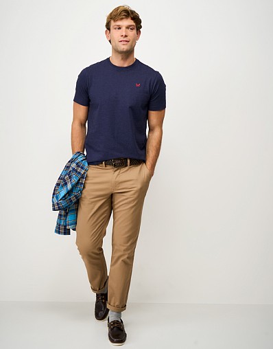 Crew Classic Cotton T-Shirt in Deep Blue