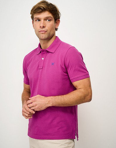 Classic Pique Polo in Pink