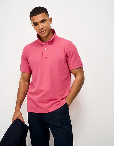 Classic Piqué Polo Shirt in Pink