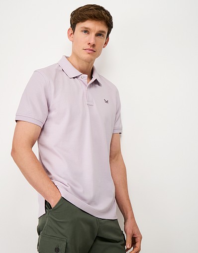 Classic Cotton Piqué Polo in Pink