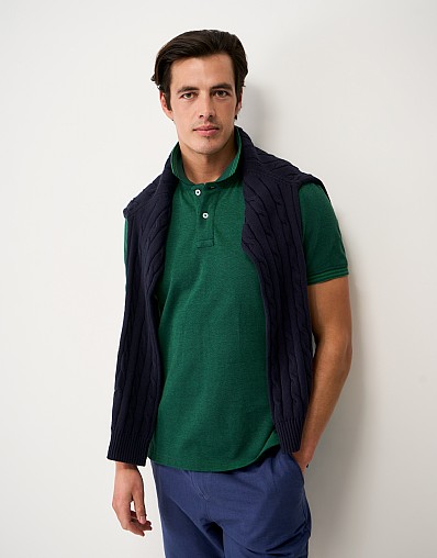 Oxford Polo in Green