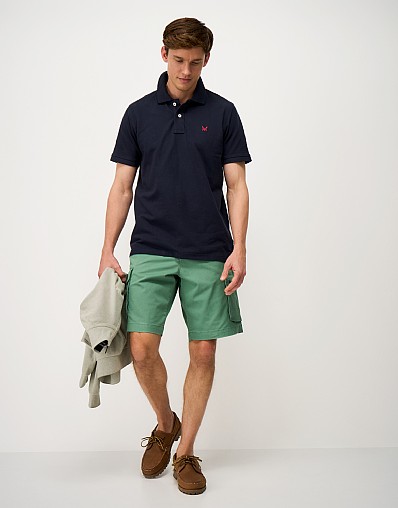 Formby Cotton-Stretch Cargo Shorts in Green