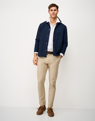 Slim Chino in Stone Beige