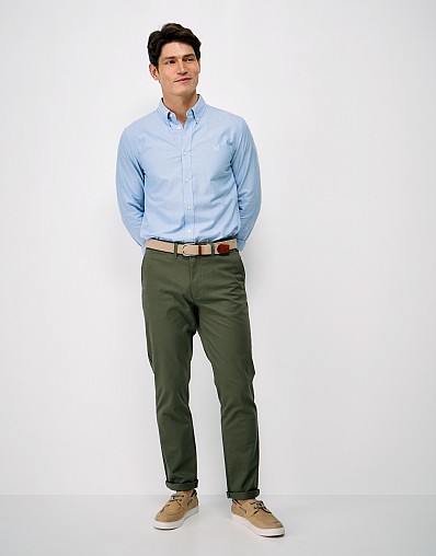 Slim Chino in Olive