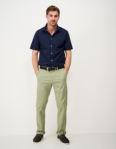 Slim Chino in Muted Green