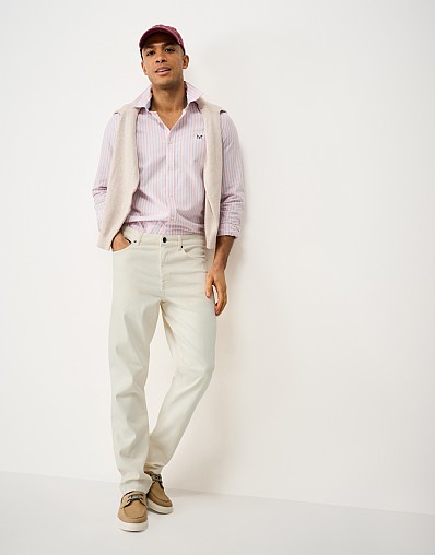 Spencer Slim-Fit Jeans in Ecru