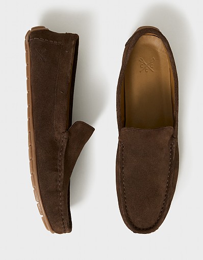 Suede Drivers in Tan