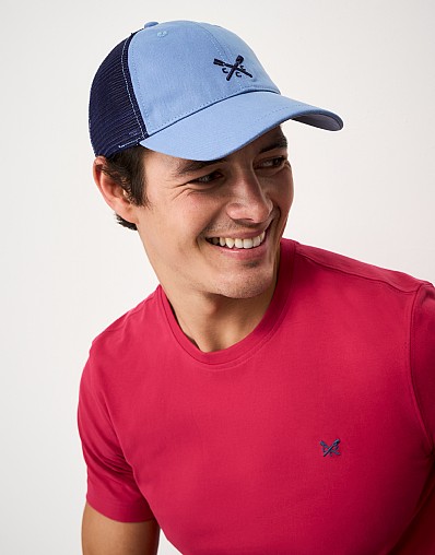 Mesh Back Cap in Blue