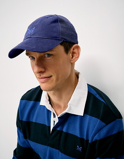 Mesh Back Cap in Navy