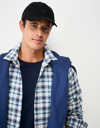 Crew Cotton Cap in Black