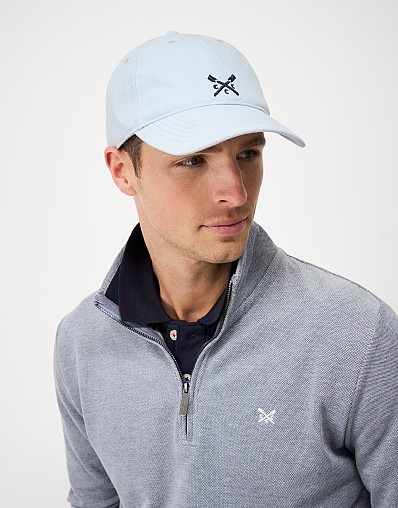 Crew Cotton Cap in Blue