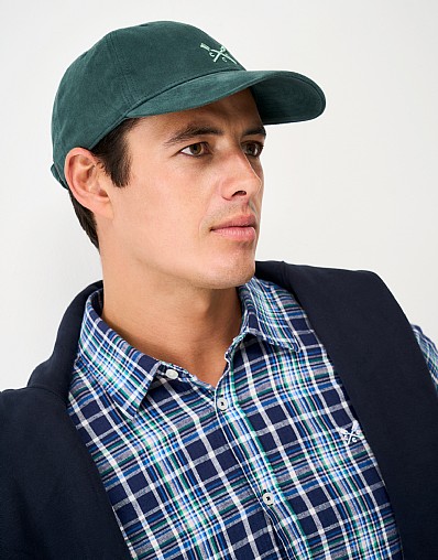 Crew Cotton Cap in Green