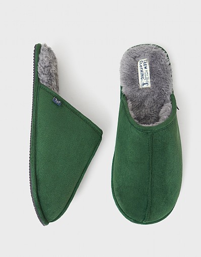 Mule Slippers in Green