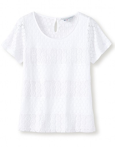 Daisy Woven Broderie Top
