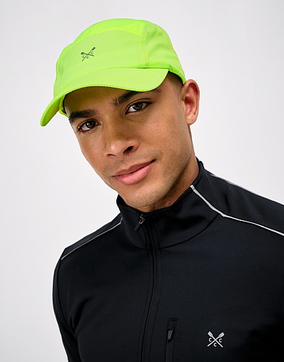 Active 5 Panel Cap in Lime Green