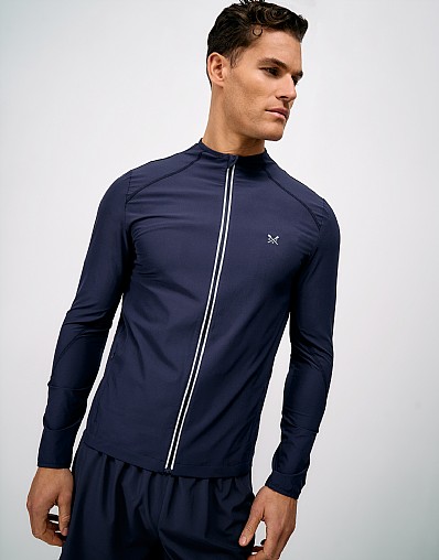 Bi-Stretch Running Jacket in Dark Navy