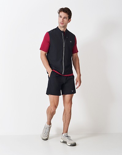 Stretch Running Gilet in Black