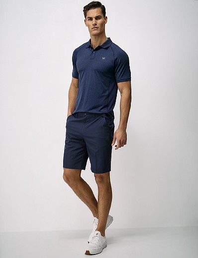 Classic Tapered Golf Shorts in Navy