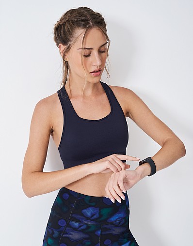 Seam Free Sports Bra in Navy