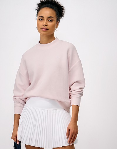 Ottoman Cooldown Sweat in Pink