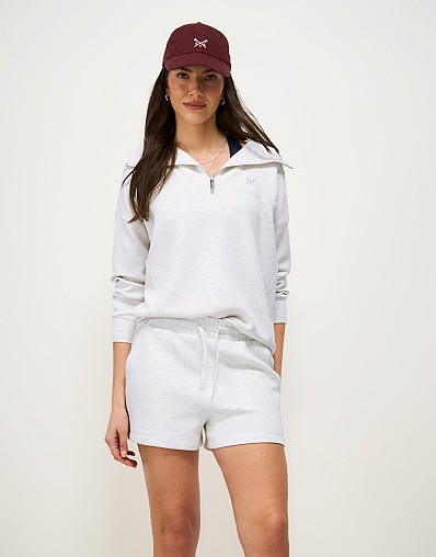 SuperLuxe Relaxed Shorts in Oatmeal