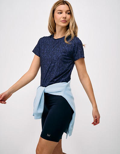 Relaxed Studio Tee in Navy Print