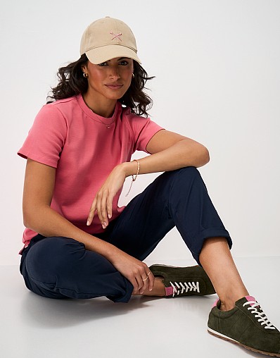 Ultimate Heavyweight Cotton Tee in Rose Pink