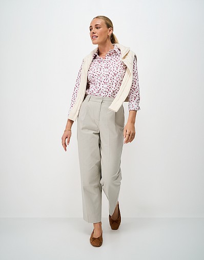 Straight Leg Chino Trousers in Neutral