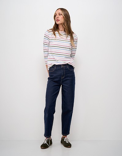 Relaxed High-Rise Jeans in Dark Wash