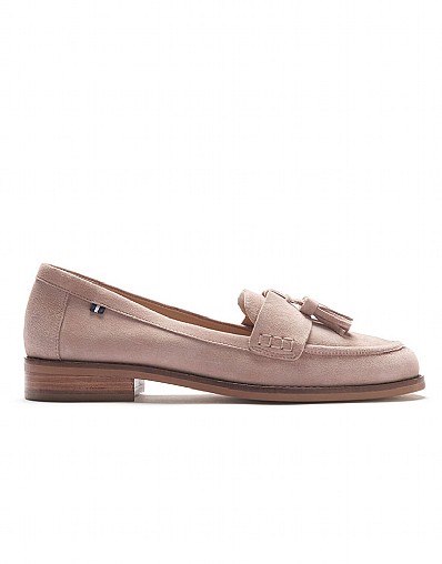 Cappuccino Suede Tassel Loafer