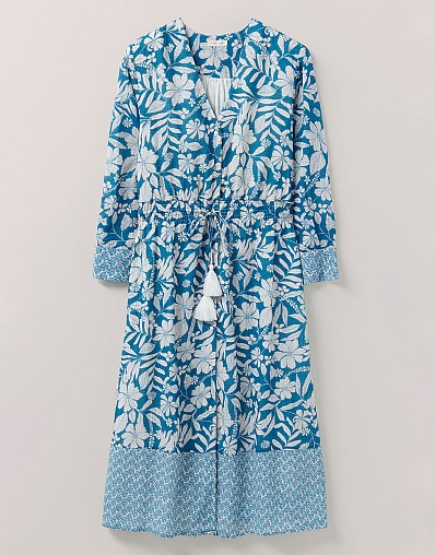 Soft Cotton Mixed Tunic Dress