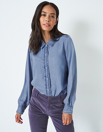 Women's Frill Collar Blouse from Crew Clothing Company