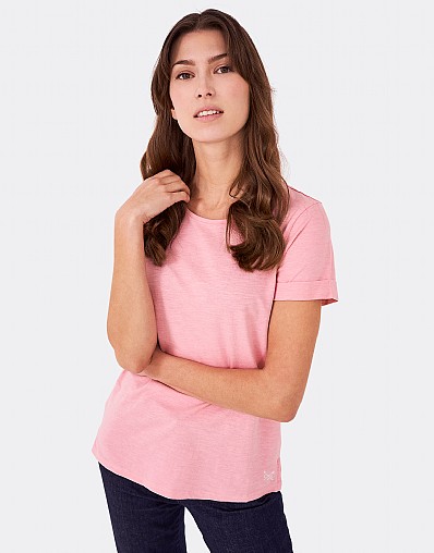Perfect Crew Neck Slub T-Shirt