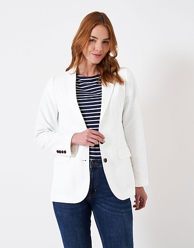Linen Blend Blazer
