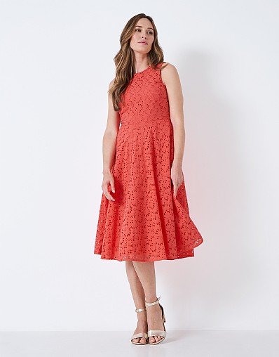 Bowline Broderie Midi Dress