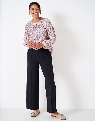Women's Westbourne Ponte Trouser from Crew Clothing Company