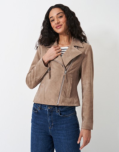 Suede Biker Jacket