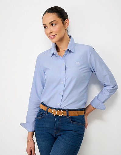 Bracken Oxford Shirt in Blue