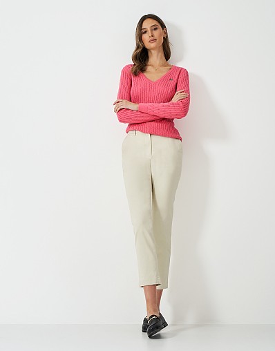 Capri Chinos in Stone