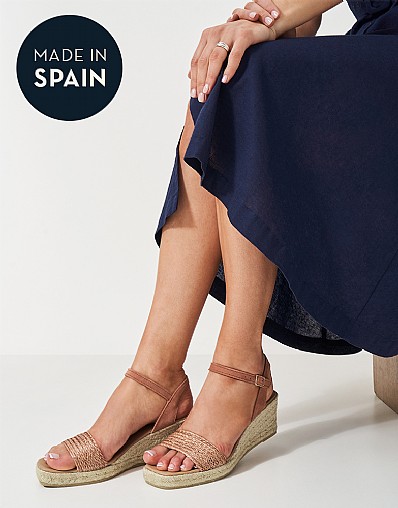 Strappy Espadrille in Pink
