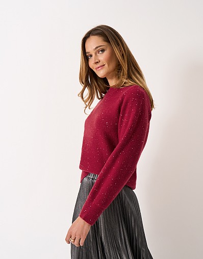 Glitterball Jumper in Red