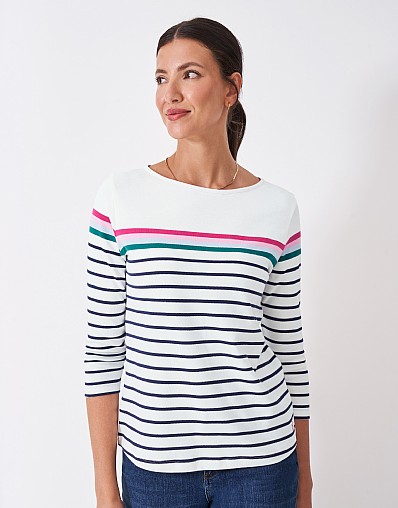 Ultimate Breton in White and Multicolour