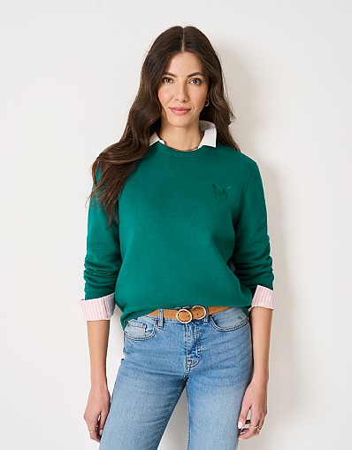 Supersoft Crew Neck Sweatshirt in Green