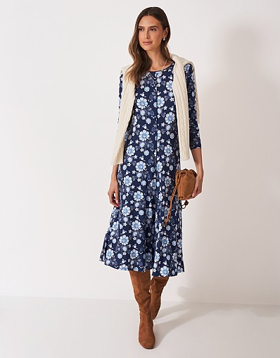 Bea Jersey Dress in Floral