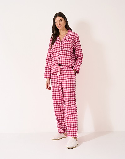 Check PJ Set in Pink