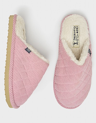 Quilted Mule Slipper in Pink