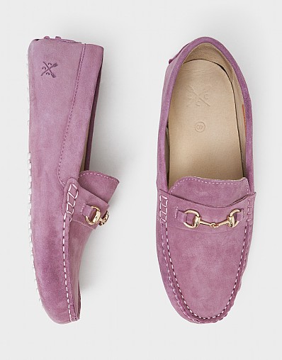 Snaffle Loafer Shoe in Pink